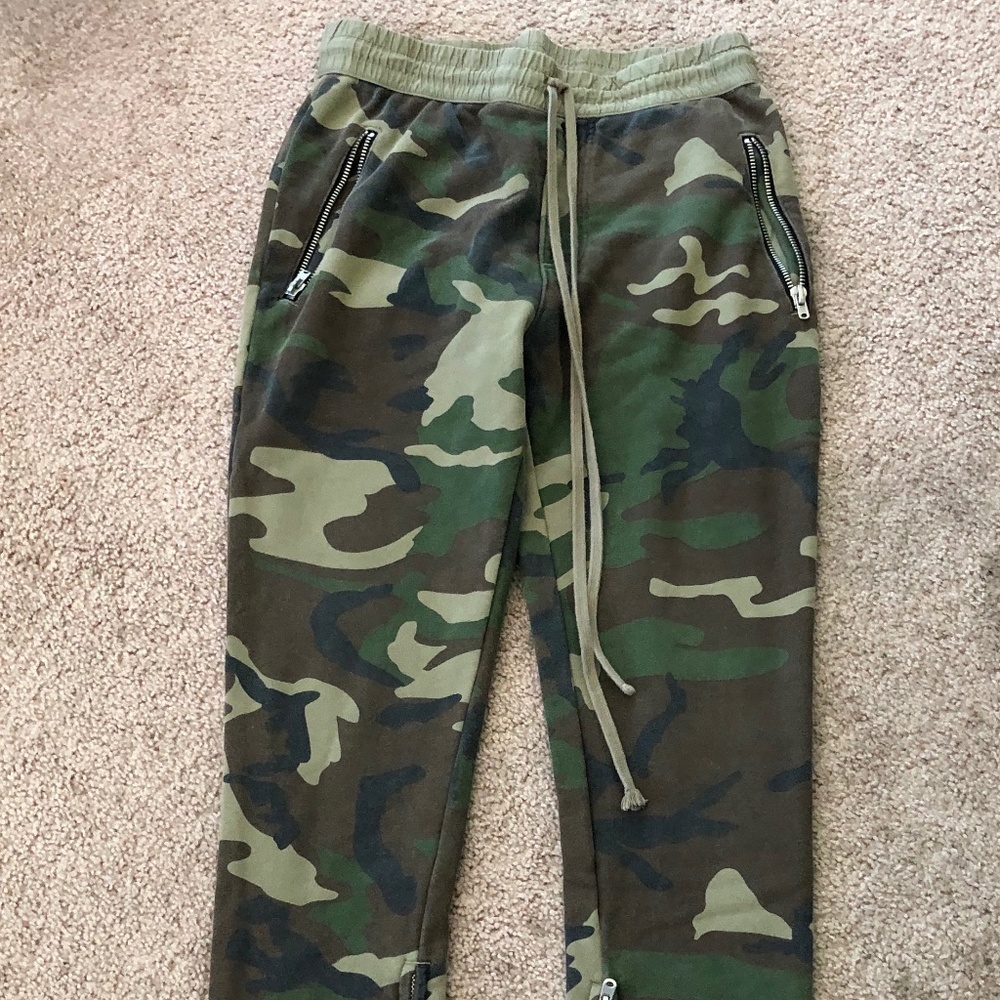 Fear of God Camo Joggers, Medium